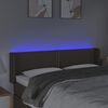 vidaXL S&auml;nggavel LED taupe 147x16x78/88 cm tyg