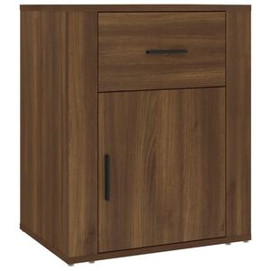 vidaXL S&auml;ngbord Brun ek 50x36x60 cm konstruerat tr&auml;