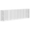 vidaXL Planteringsgabion galvaniserat j&auml;rn 330x50x100 cm