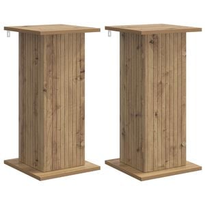vidaXL V&auml;xtst&auml;ll 2 pcs Artisan-ek 30,5 x 30 x 60,5 cm Konstruerat tr&auml;