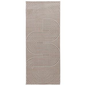vidaXL Omr&aring;desmattor Rektangul&auml;r HUARTE Beige 150 x 80 cm Polyester
