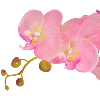 vidaXL Konstväxt Orkidé med kruka 65 cm rosa