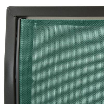 vidaXL Hammock grön 170 cm textilen & stål