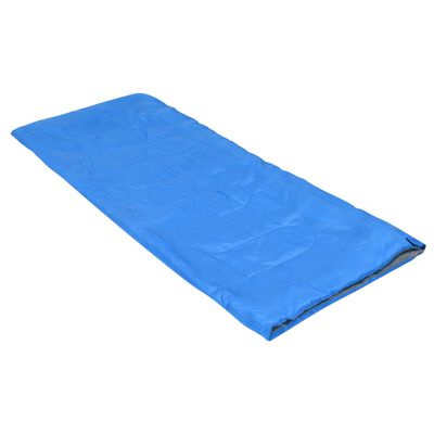 vidaXL Lätt barnsovsäck rektangulär blå 670 g 15°C