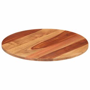 vidaXL Bordsskiva massivt akaciatr&auml; rund 15-16 mm 40 cm