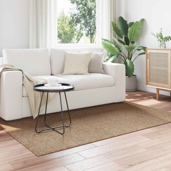 vidaXL Omr&aring;desmattor HUARTE Naturf&auml;rg 200 x 140 cm Polyester