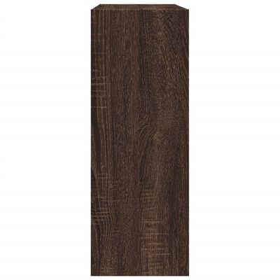 vidaXL Skohylla brun ek 60x21x57 cm konstruerat trä