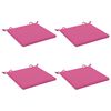 vidaXL 4-delade Sittdynor SOEST 4 st 100% Polyester Rosa