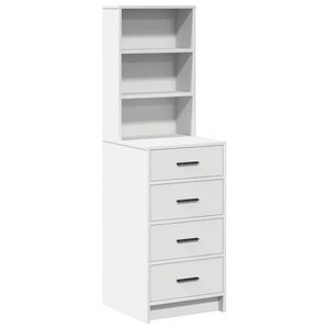 vidaXL Sk&aring;p Vit 40 x 41 x 135 cm Konstruerat tr&auml;