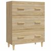 vidaXL Sk&auml;nk sonoma-ek 70x34x90 cm konstruerat tr&auml;