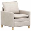 vidaXL Soffa Gr&auml;ddvit 76 x 81 x 87,5 cm Polyester