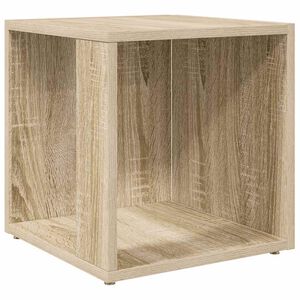 vidaXL Sidobord sonoma-ek 33x33x34,5 cm konstruerat tr&auml;
