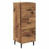 vidaXL Sideboard Gammalt tr&auml; 34 x 34,5 x 90 cm Konstruerat tr&auml;