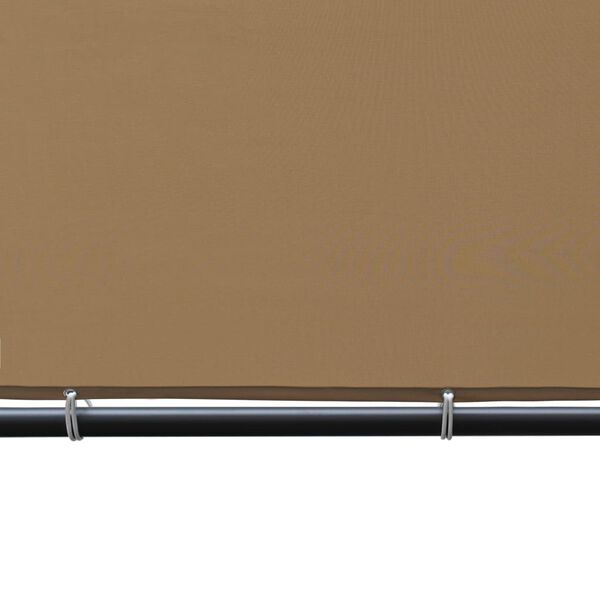 vidaXL Paviljong med tak 4x4 m beige