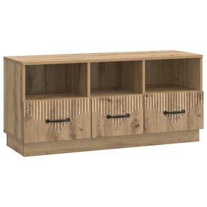 vidaXL TV-sk&aring;p med l&aring;da Artisan-ek 102 x 34,5 x 47 cm Konstruerat tr&auml;
