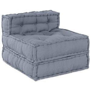 vidaXL Modulsofa enhet Gr&aring; 70 x 70 x 56 cm Tyg
