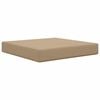 vidaXL Utomhus Soffa Kudde Polyester Taupe 60 x 60 cm