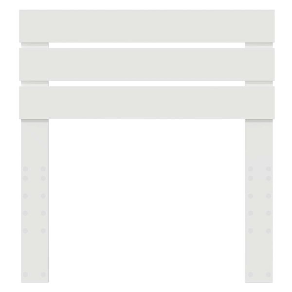 vidaXL Huvudgavel Vit 100 cm Konstruerat tr&auml;