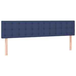 vidaXL S&auml;nggavlar bl&aring; 160x5x78/88 cm tyg