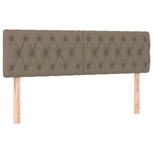 vidaXL S&auml;nggavlar taupe 144x7x78/88 cm tyg