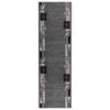 vidaXL Runner-matta FLORNES V&auml;vd Gr&aring; L&ouml;v 67 x 250 cm PP 7 mm