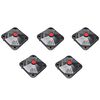 vidaXL Poolv&auml;rmare solf&aring;ngare 735 W 5-pack