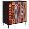 vidaXL Kommode ESSEN Solrosm&ouml;nster 66 x 36,5 x 76 cm Konstruerat tr&auml;