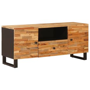 vidaXL TV-sk&aring;p Brun 105 x 33 x 46 cm Massivt mangotr&auml;
