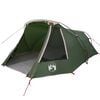 vidaXL Tunnel Tent 3-Person 3-personers Gr&ouml;n och Vit