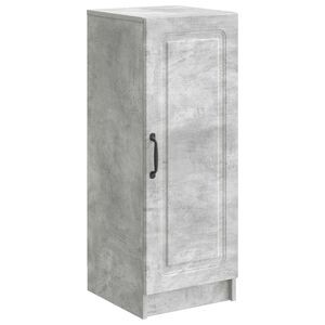vidaXL Sideboard Betonggr&aring; 33 x 34,5 x 87 cm Konstruerat tr&auml;