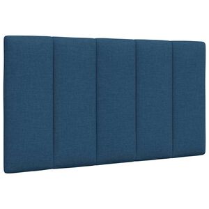 vidaXL Headboard Cushion "Hanko" Blue 80 cm Fabric