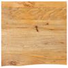 vidaXL Bordsskiva 80x80x3,8 cm levande kant massivt mangotr&auml;