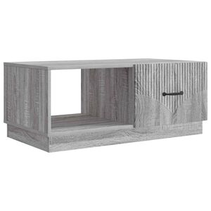 vidaXL Kaffeebord Gr&aring; sonoma-ek 90 x 50 x 37 cm Konstruerat tr&auml;
