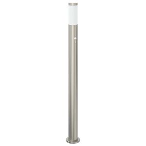 vidaXL Pollare med sensor 110 cm rostfritt st&aring;l IP44