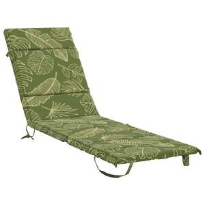 vidaXL Solstol Kudde GEMERT 100% Polyester Bladdesign 200 x 50 x 3 cm