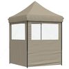 vidaXL Partyt&auml;lt Taupe 200 x 200 x 306 cm Oxford Tyg