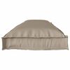 vidaXL Kudde Taupe 150 x 40 x 8 cm Oxford Tyg