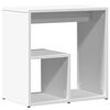 vidaXL Sidobord vit 50x30x50 cm konstruerat tr&auml;