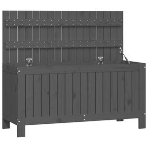 vidaXL Dynbox svart 108x42,5x54 cm massiv furu