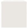 vidaXL Dokumentsk&aring;p vit 90x40x40 cm st&aring;l