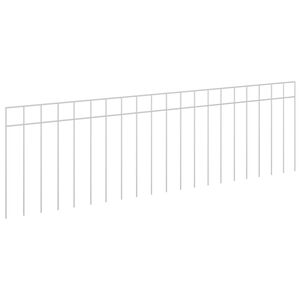 vidaXL Tr&auml;dg&aring;rdsst&auml;ngselpanel 48 st 100 x 30 cm Galvaniserat st&aring;l