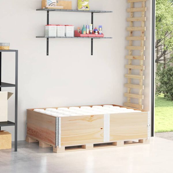 vidaXL Pallkragar 2 st 150x100 cm massivt furu