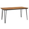 vidaXL Tr&auml;dg&aring;rdsbord med h&aring;rn&aring;lsben 160x80x75 cm massivt akaciatr&auml;