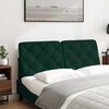 vidaXL Headboard Cushion Dark Green 140 cm Velvet
