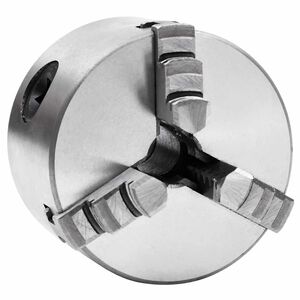 vidaXL 3-backs sj&auml;lvjusterande svarvchuck 80 mm st&aring;l