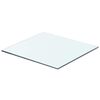 vidaXL Hyllplan glas genomskinlig 40x30 cm