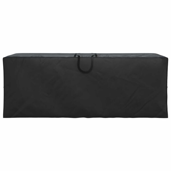 vidaXL Utomhus F&ouml;rvaringsv&auml;ska Svart 200 x 60 x 75 cm 420D Oxford Tyg
