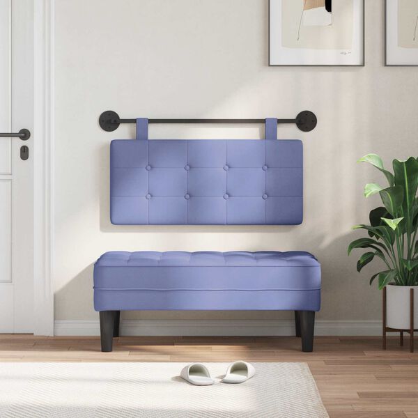 vidaXL H&auml;ngande Huvudgavel V&auml;ggmonterad tyg