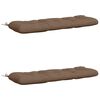 vidaXL 2-delade B&auml;nk Kuddar VIANEN 100% Polyester Taupe