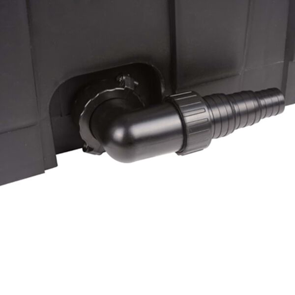 vidaXL Dammfilter biologiskt 8000 L/tim